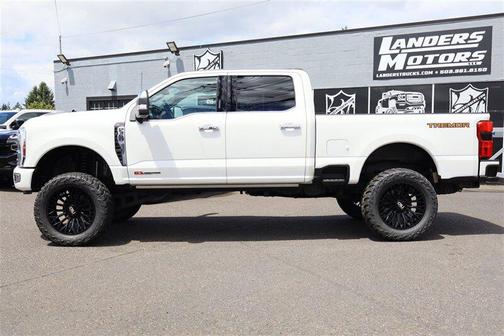 Star White Metallic Tri-Coat 2024 Ford F-350 Platinum