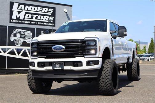 Star White Metallic Tri-Coat 2025 Ford F-350 Platinum