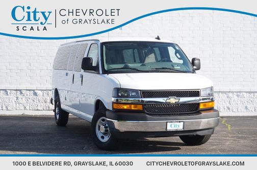 Summit White 2026 Chevrolet Express 3500 3500 Extended Wheelbase, LT, RWD