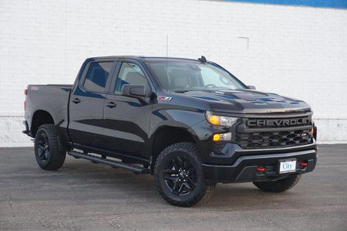 Black 2026 Chevrolet Silverado 1500 Custom Trail Boss