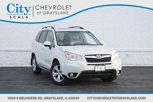 Satin White Pearl 2015 Subaru Forester 2.5i Limited