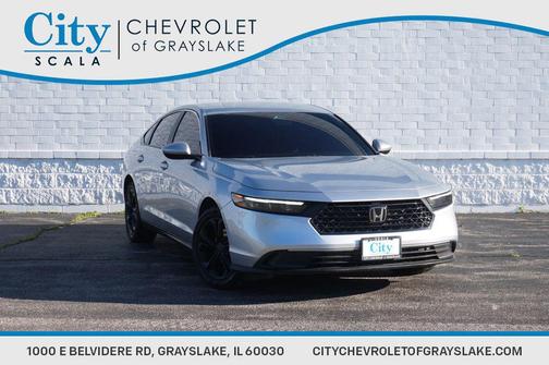 Solar Silver Metallic 2025 Honda Accord LX 1.5T