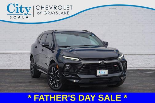 Black 2024 Chevrolet Blazer RS