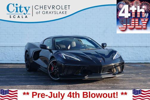 Black 2024 Chevrolet Corvette Stingray w/3LT