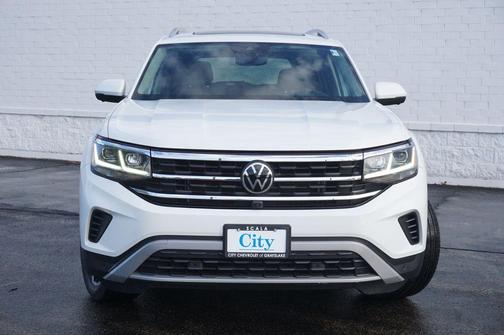 White 2021 Volkswagen Atlas 3.6L SEL Premium