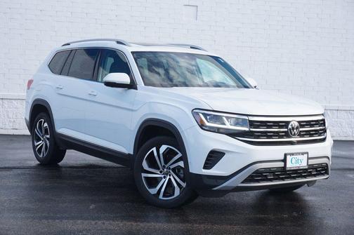 White 2021 Volkswagen Atlas 3.6L SEL Premium