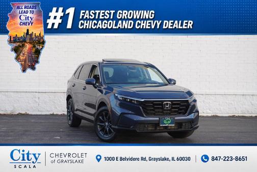 Canyon River Blue Metallic 2026 Honda CR-V EX-L AWD