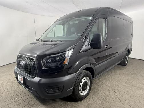 Agate Black Metallic 2025 Ford Transit-250 148 WB Medium Roof Cargo