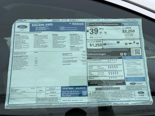 2026 Ford Escape Platinum