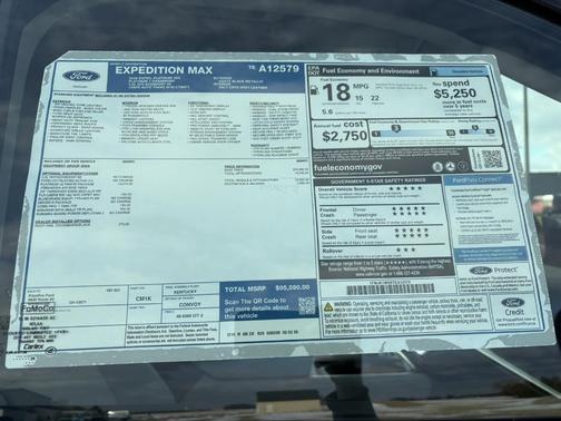 Black 2026 Ford Expedition Max Platinum