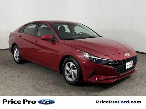 Scarlet Red Pearl 2021 Hyundai ELANTRA SEL