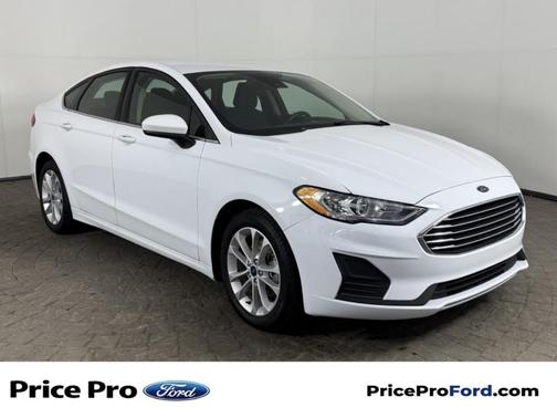 Oxford White 2020 Ford Fusion Hybrid SE