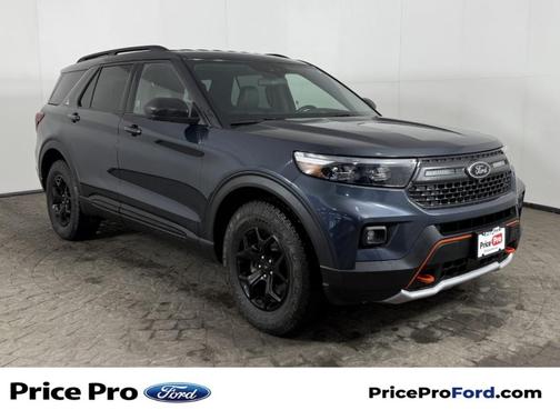 Stone Blue Metallic 2022 Ford Explorer Timberline