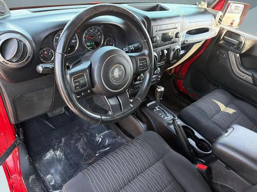 Flame Red 2012 Jeep Wrangler Unlimited Sport