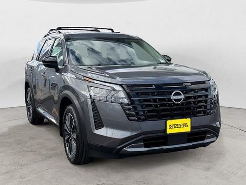 Gun Metallic 2026 Nissan Pathfinder Platinum