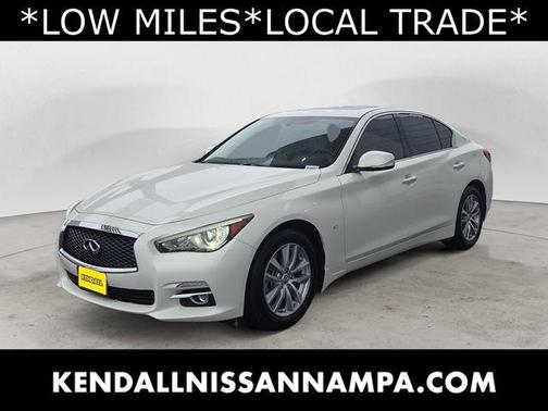 Moonlight White 2015 INFINITI Q50 Base