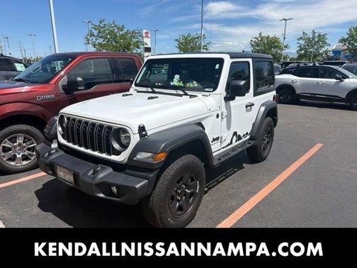 Bright White Clearcoat 2025 Jeep Wrangler Sport