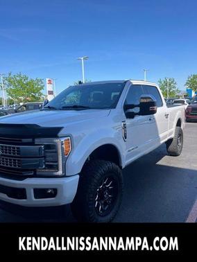 White Platinum Clearcoat Metallic 2019 Ford F-250 Platinum
