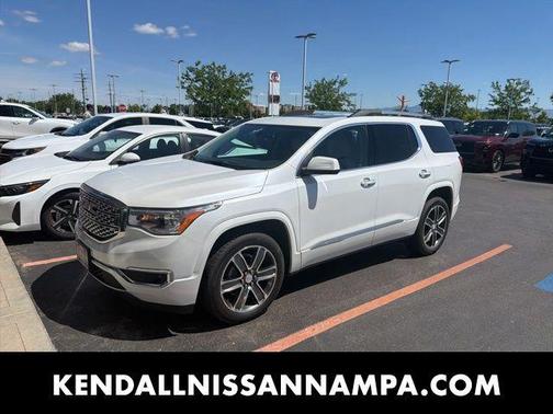 White Frost 2017 GMC Acadia Denali