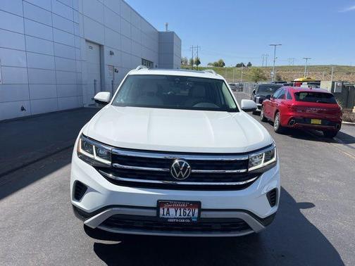 Pure White 2021 Volkswagen Atlas 3.6 V6 SEL