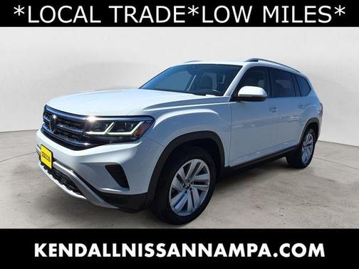 Pure White 2021 Volkswagen Atlas 3.6 V6 SEL