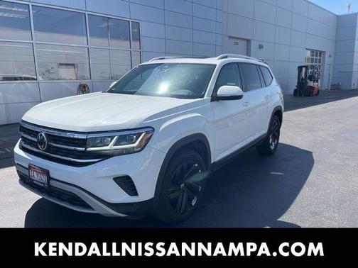 Pure White 2021 Volkswagen Atlas 3.6 V6 SEL