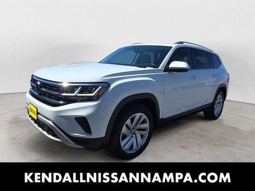 Pure White 2021 Volkswagen Atlas 3.6 V6 SEL