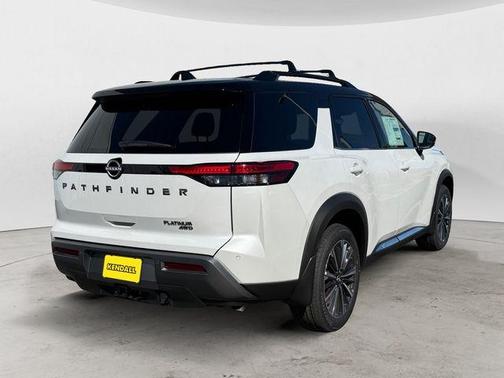 White / Black 2026 Nissan Pathfinder Platinum