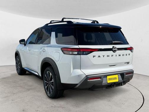 White / Black 2026 Nissan Pathfinder Platinum