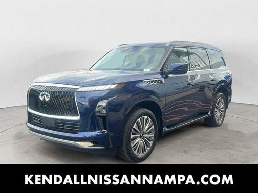 Grand Blue 2025 INFINITI QX80 Luxe