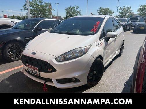 White Platinum Clearcoat Metallic 2019 Ford Fiesta ST
