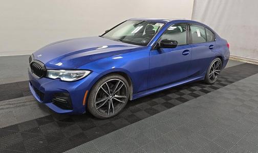 Blue 2021 BMW 330 i xDrive