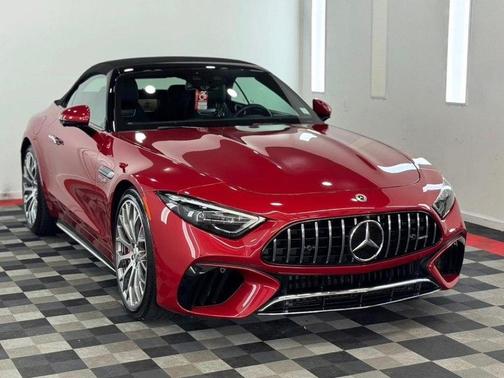Red 2022 Mercedes-Benz AMG SL 55 Base
