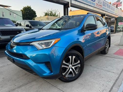 Blue 2018 Toyota RAV4 LE
