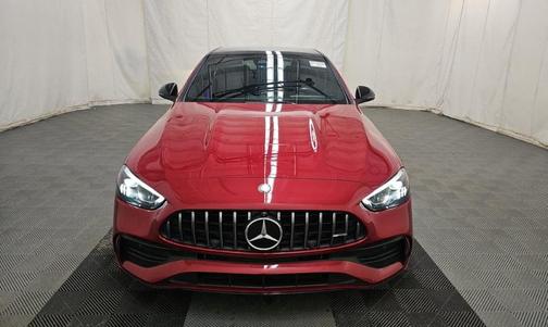 Red 2024 Mercedes-Benz AMG C 43 Base 4MATIC