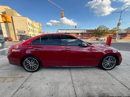 Red 2024 Mercedes-Benz AMG C 43 Base 4MATIC