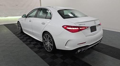 White 2023 Mercedes-Benz AMG C 43 Base 4MATIC