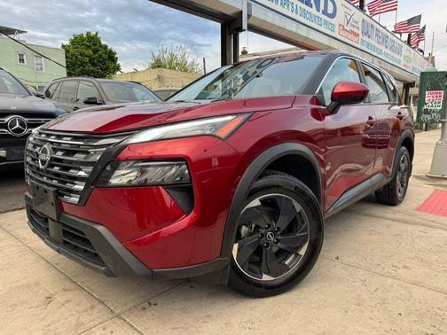 Red 2025 Nissan Rogue SV