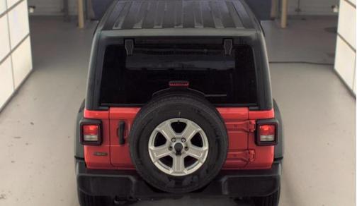Red 2022 Jeep Wrangler Unlimited Sport S