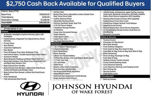 Phantom Black 2026 Hyundai SANTA FE HEV SEL