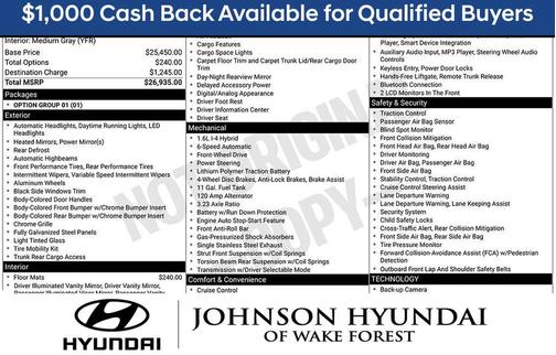 Black 2026 Hyundai ELANTRA HEV Blue