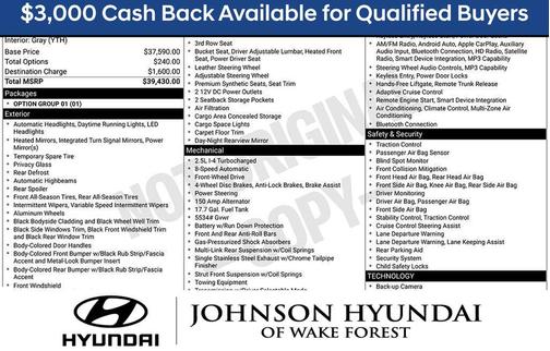 Hampton Gray 2026 Hyundai SANTA FE SEL