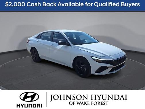 White 2026 Hyundai ELANTRA SEL Sport