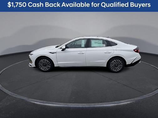 White 2026 Hyundai SONATA Hybrid SEL