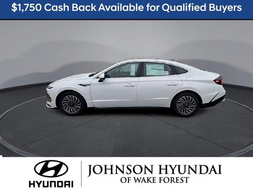 White 2026 Hyundai SONATA Hybrid SEL