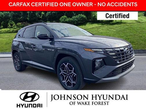 Titanium Gray 2024 Hyundai TUCSON Hybrid N Line