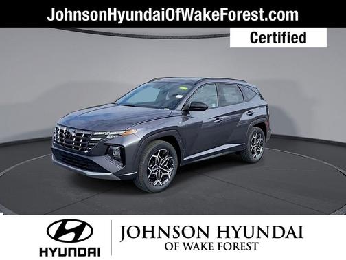 Titanium Gray 2024 Hyundai TUCSON Hybrid N Line