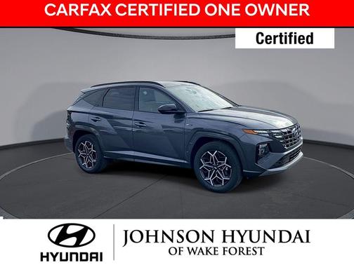 Titanium Gray 2024 Hyundai TUCSON Hybrid N Line
