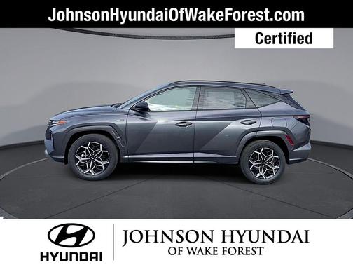 Titanium Gray 2024 Hyundai TUCSON Hybrid N Line