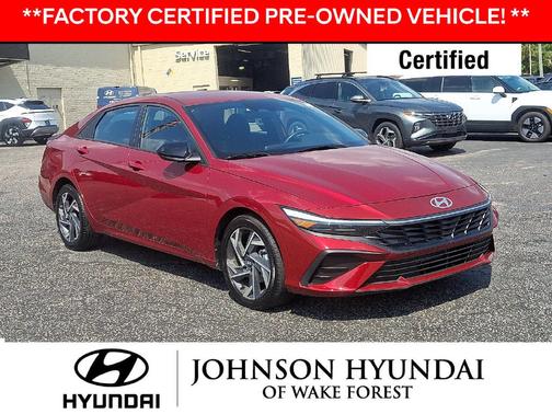Red 2025 Hyundai ELANTRA SEL Sport